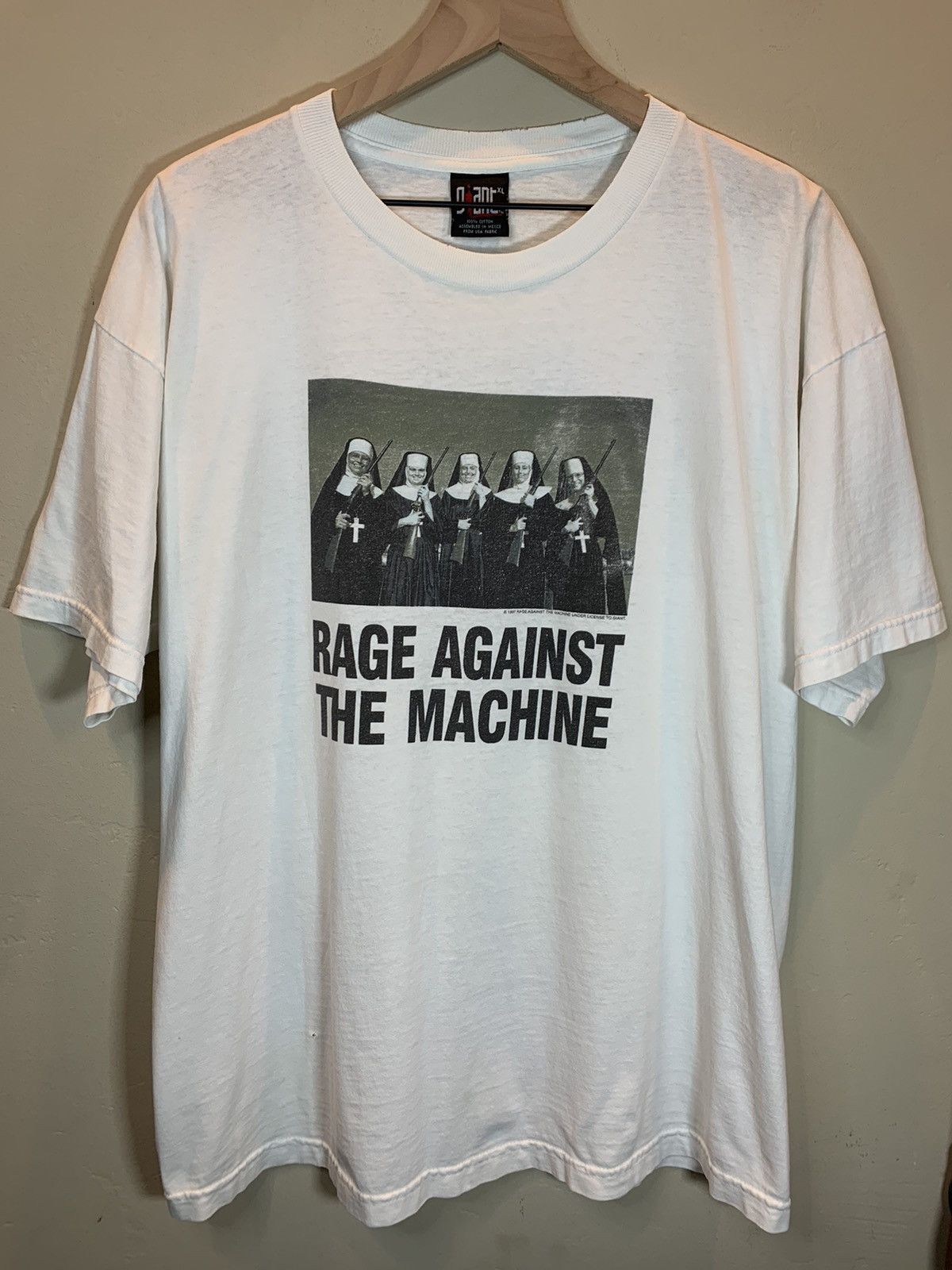 Rage Against The Machine X Vintage Rare Vintage 1997 Rage Against The Machine Nuns Guns T-Shirts, Hoodie, Sweatshirt