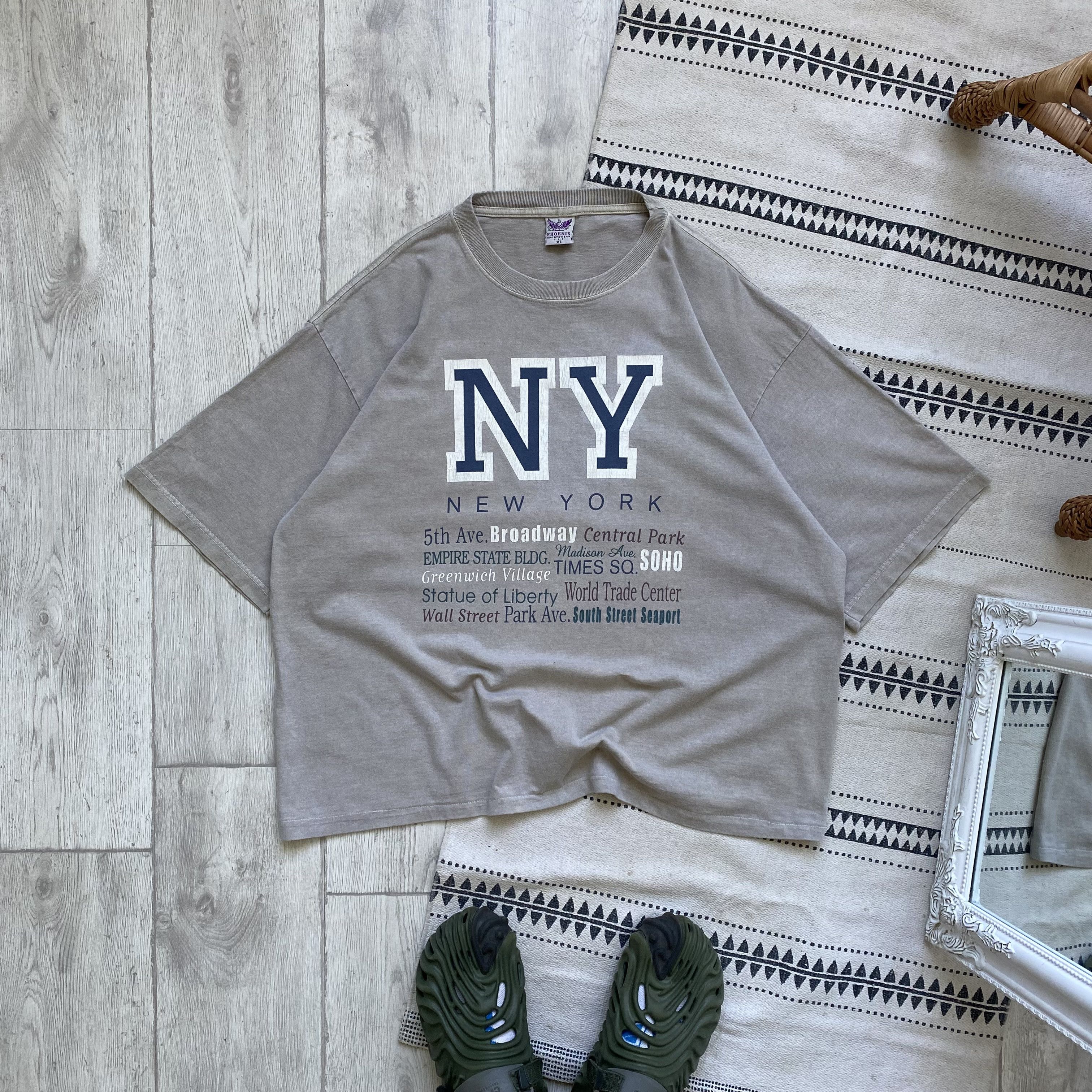 I Love Ny Vintage 90s New York Heavy Boxy Tee Phoenix Usa Hoodie, Sweatshirt | FlexRushtees.com