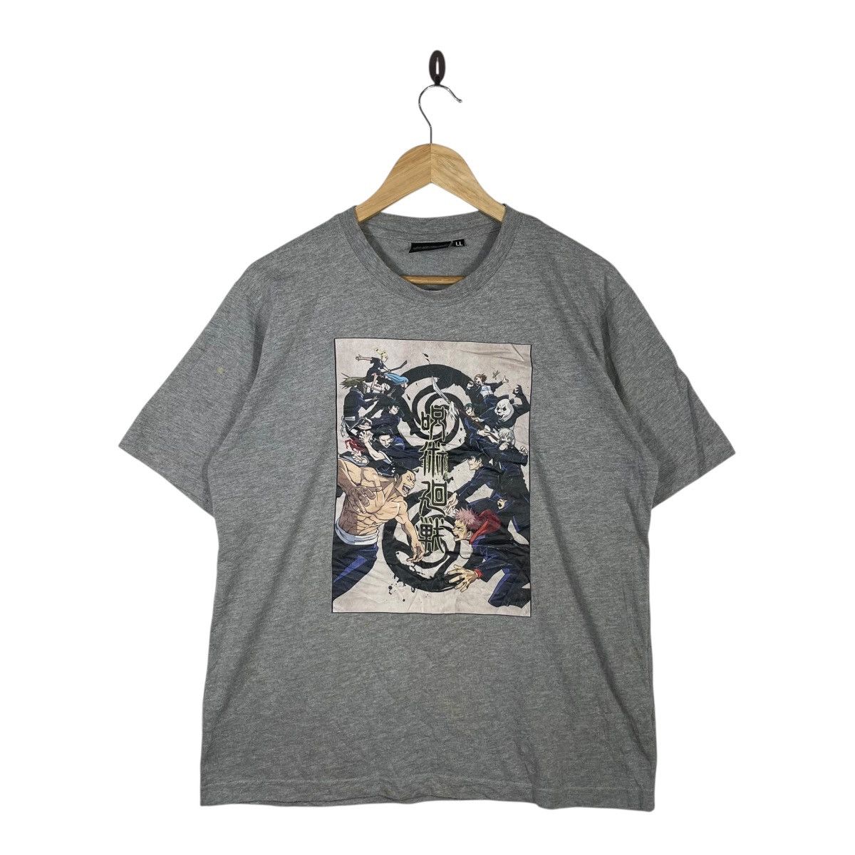 Vintage Jujutsu Kaisen %e5%91%aa%e8%a1%93%e5%bb%bb%e6%88%a6 Anime Graphic T Shirt Streetwear Japan
