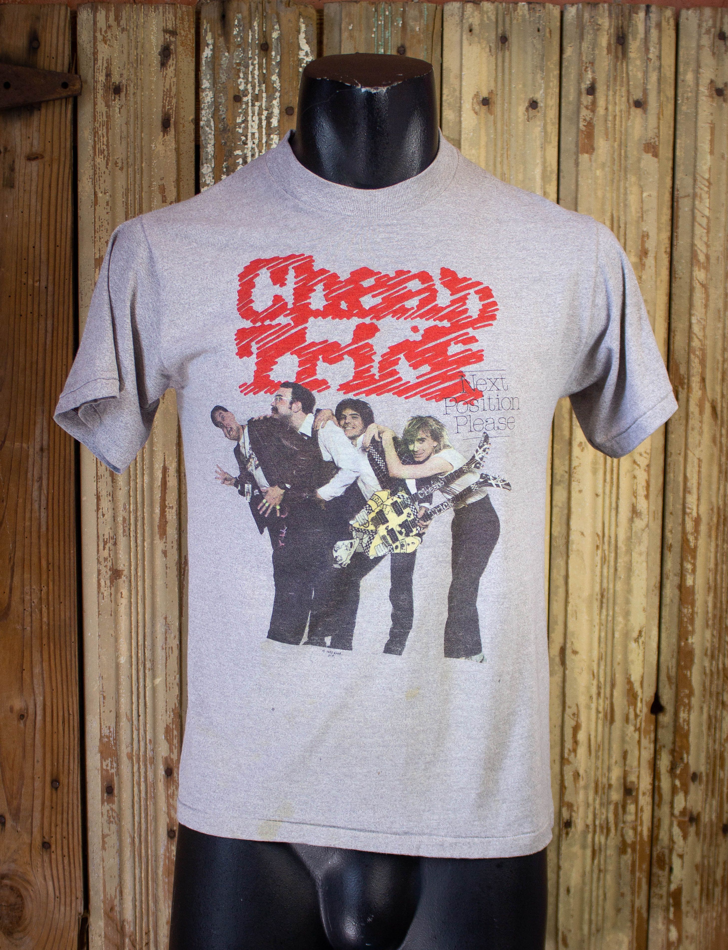 Vintage Cheap Trick Next Position Please T Shirt 1985 S Hoodie, Sweatshirt | FlexRushtees.com