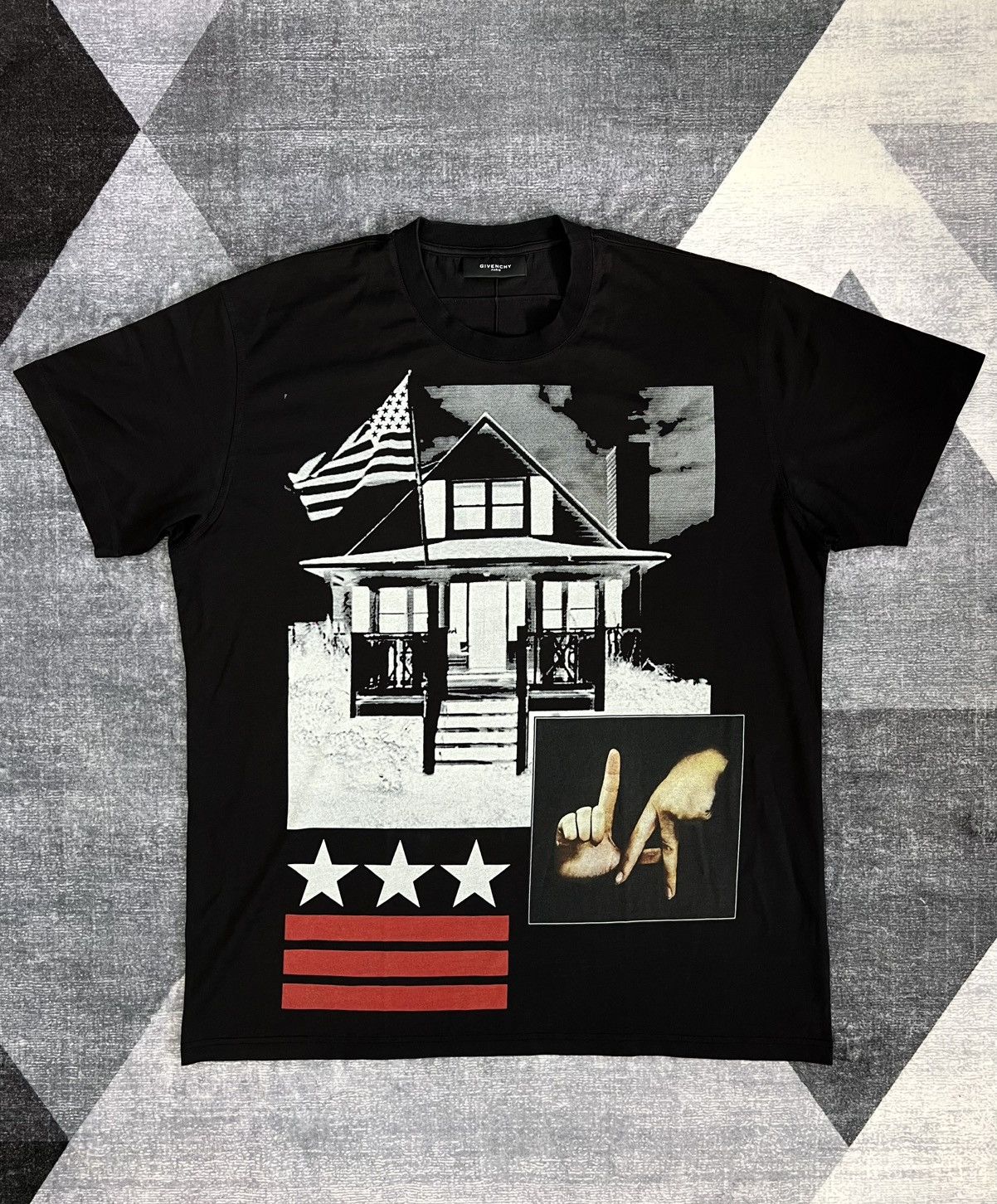 Givenchy Flag Oversize Tee Hoodie, Sweatshirt | FlexRushtees.com
