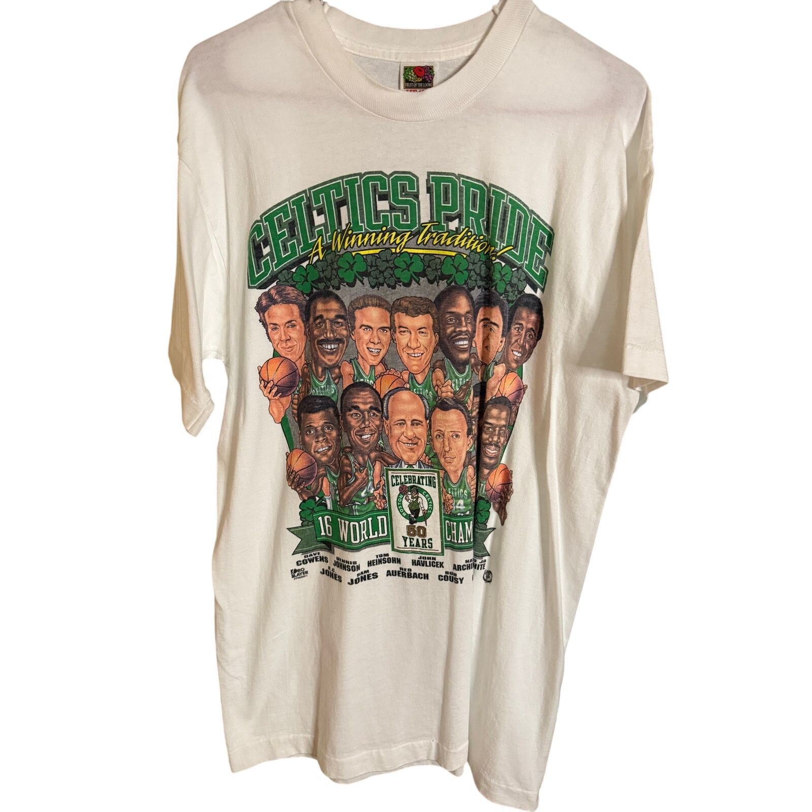 Fruit Of The Loom Vintage Boston Celtics Team Tee Hoodie, Sweatshirt | FlexRushtees.com