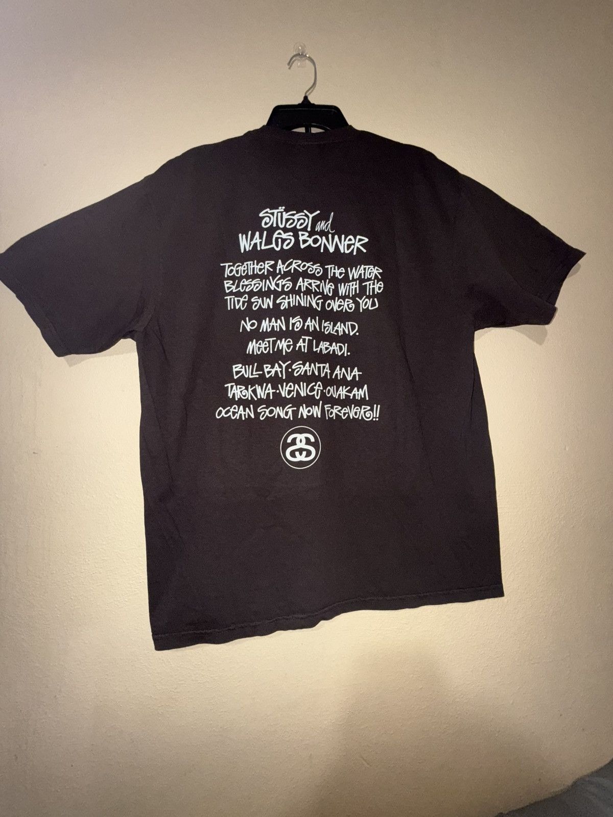 Wales Bonner Ocean Song Tee Brown