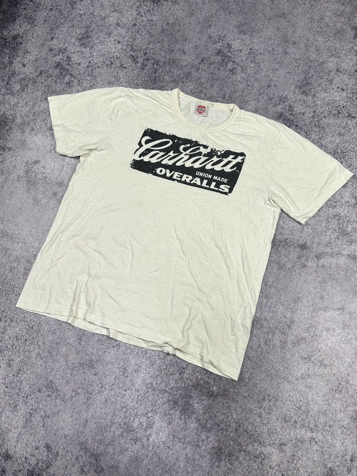 Vintage Carhartt T Shirt Logo Streetwear Hearts Tab Rare Usa