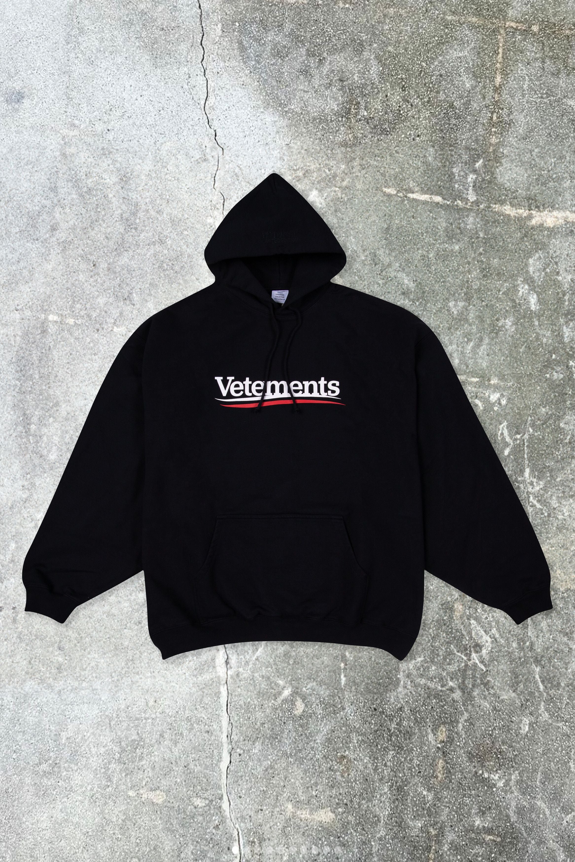 Vetements Campaign Logo Hoodie T-Shirts, Sweatshirt | FlexRushtees.com