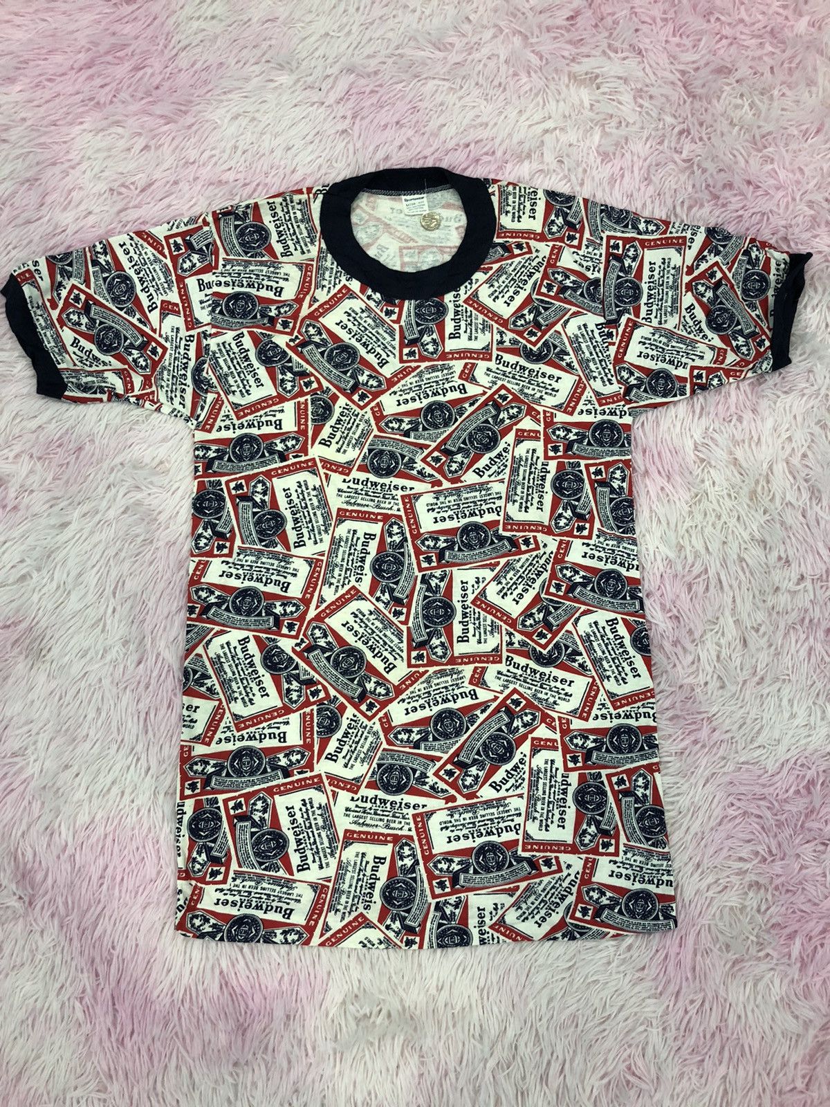 Vintage Budweiser Beer Pop Art T Shirt 70s