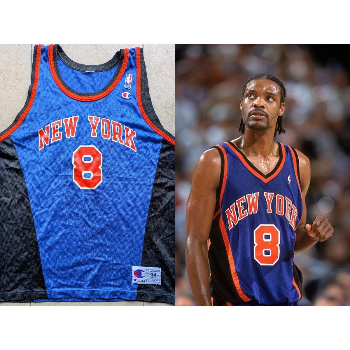 Nba Sprewell 8 Ny Knicks 1999 Jersey 44 Blue Blk Nba Vintage T-Shirts, Hoodie, Sweatshirt | FlexRushtees.com