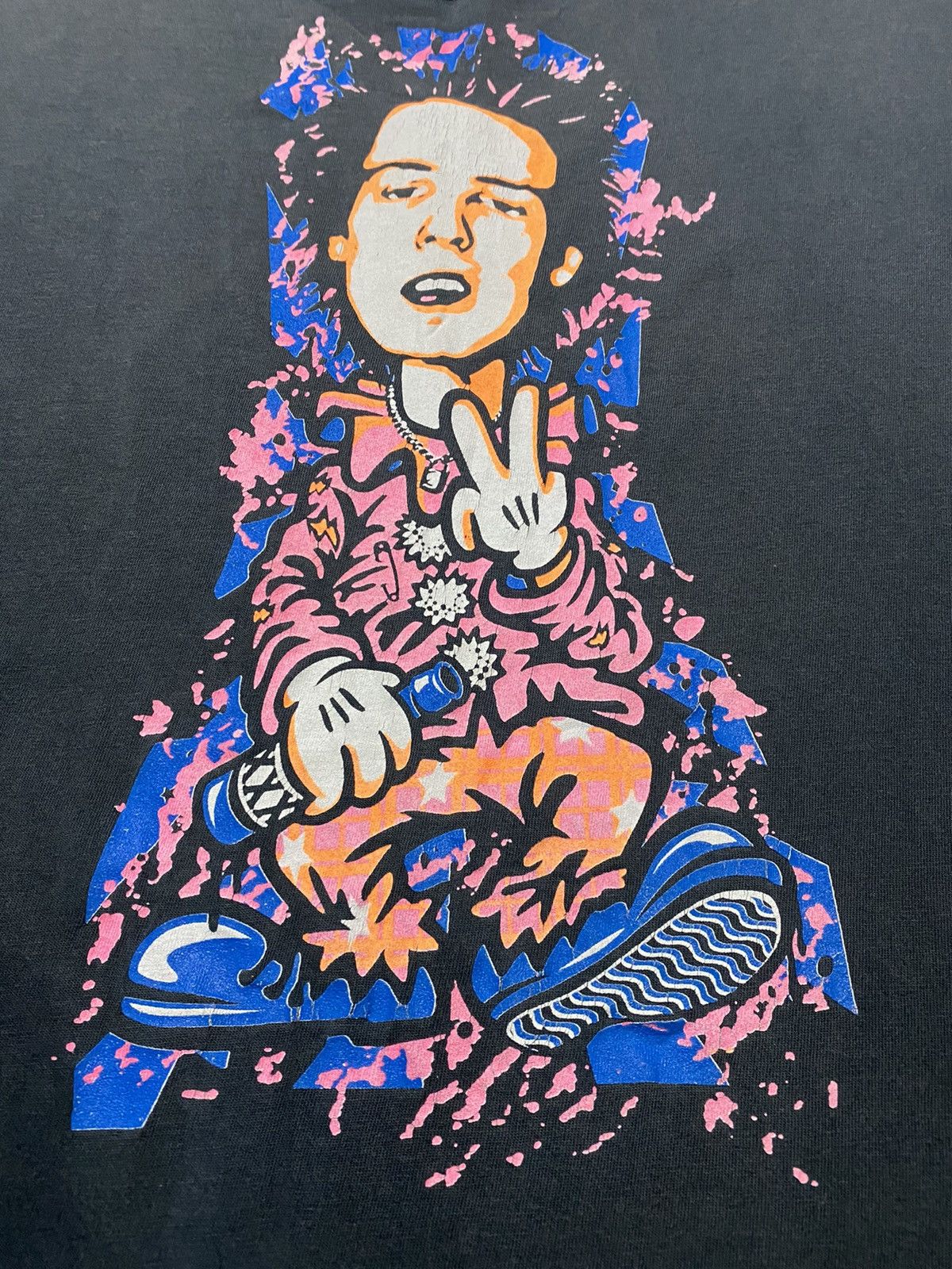 Vintage Sid Vicious Sex Pistols T Shirt Sun Faded Music Scene Hoodie, Sweatshirt | FlexRushtees.com