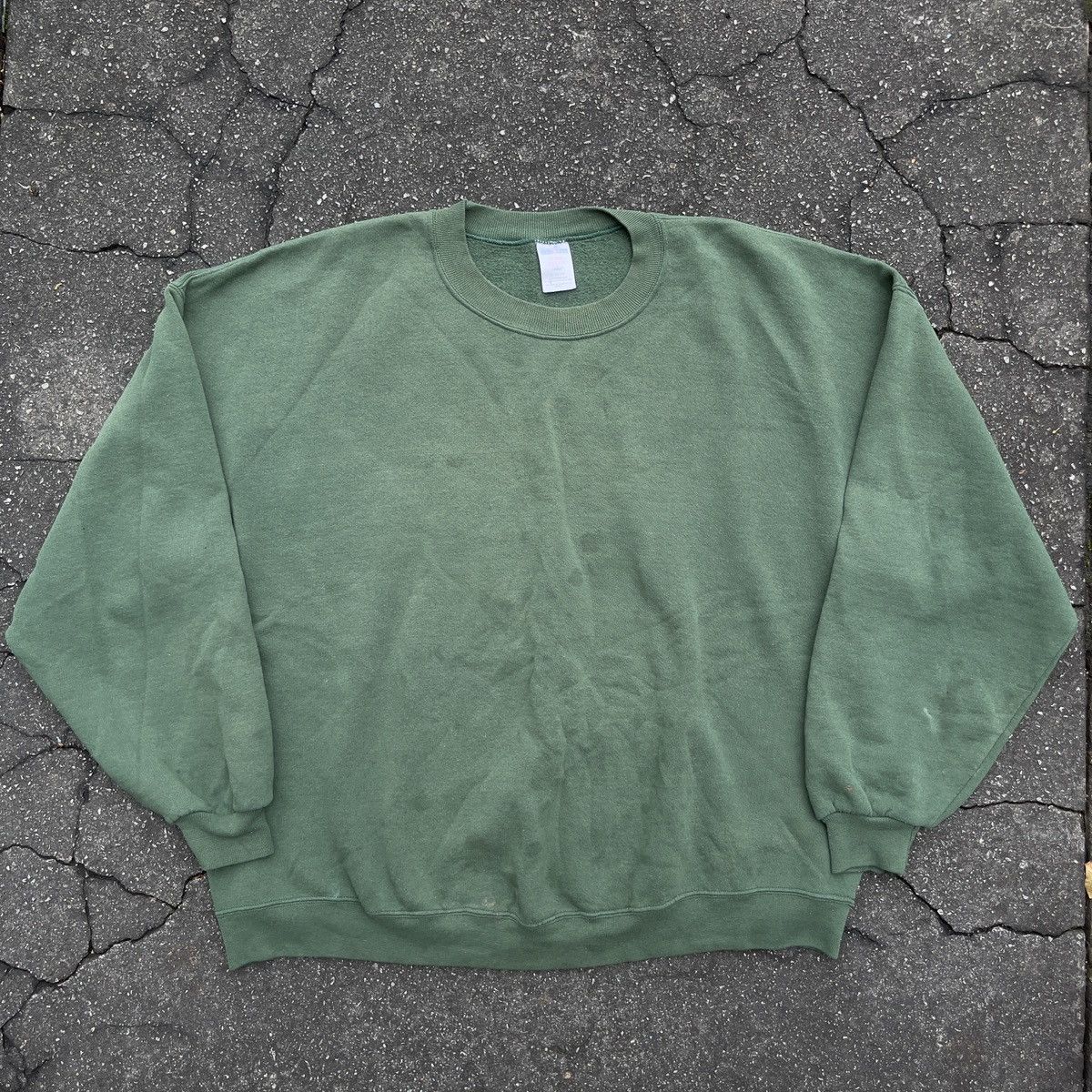 Thrashed Vintage 90 S Jerzees Nublend Pullover Crewneck