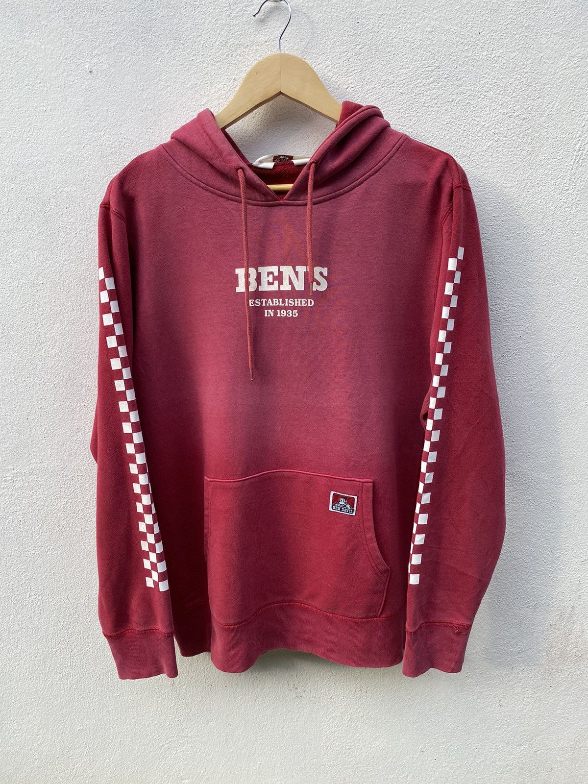 Vintage Ben Davis Faded Hoodie Sweatshirt