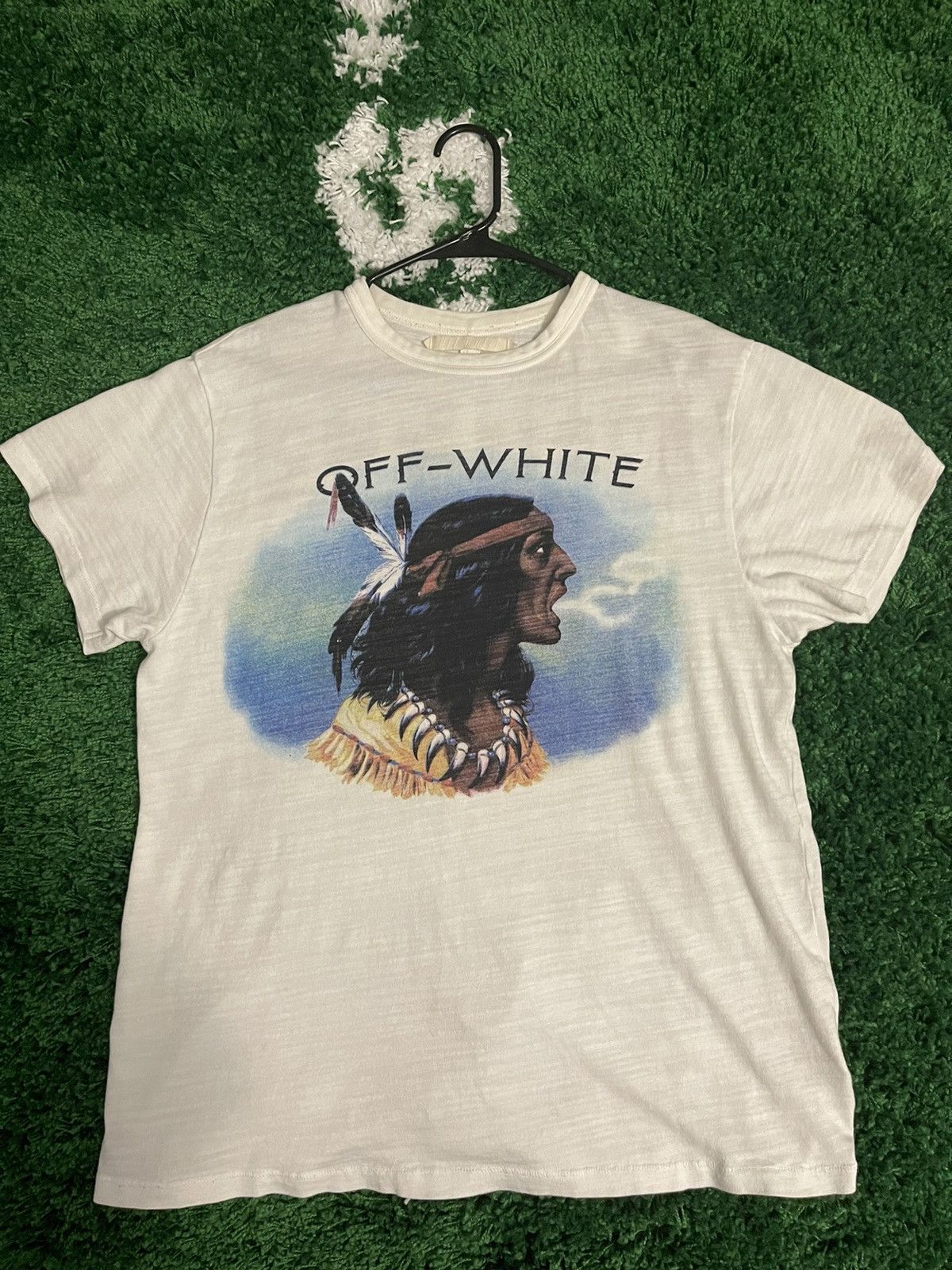White Off White Vintage Tee Size S Hoodie, Sweatshirt | FlexRushtees.com