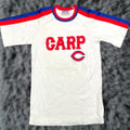Vintage Peter Mate Hiroshima Toyo Carp Youth T Shirt Shirt Boys 14 White Baseball 60s 70s Me