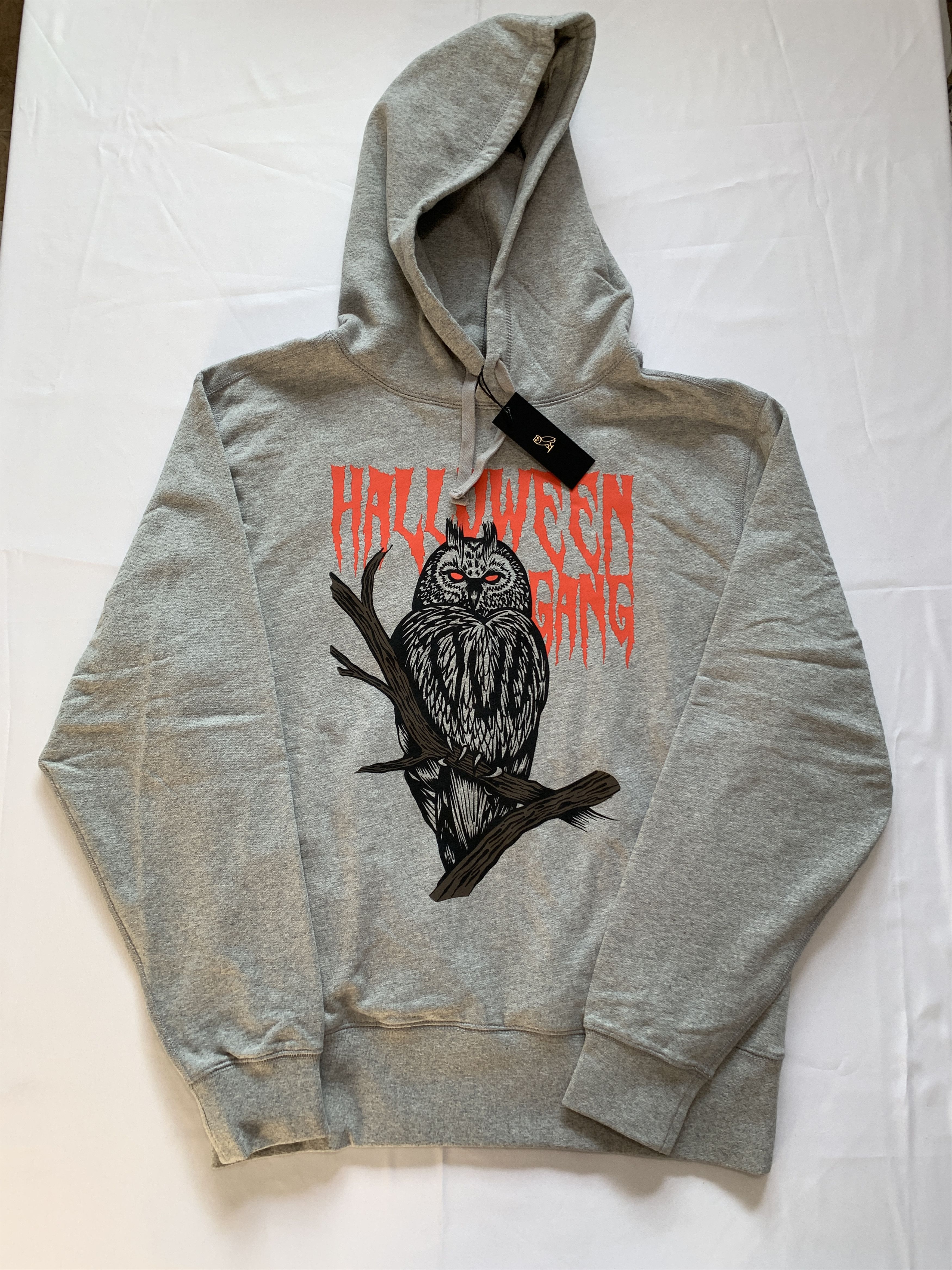 Drake Ovo Devil Bird Halloween Hoodie Heather Grey T-Shirts, Sweatshirt | FlexRushtees.com