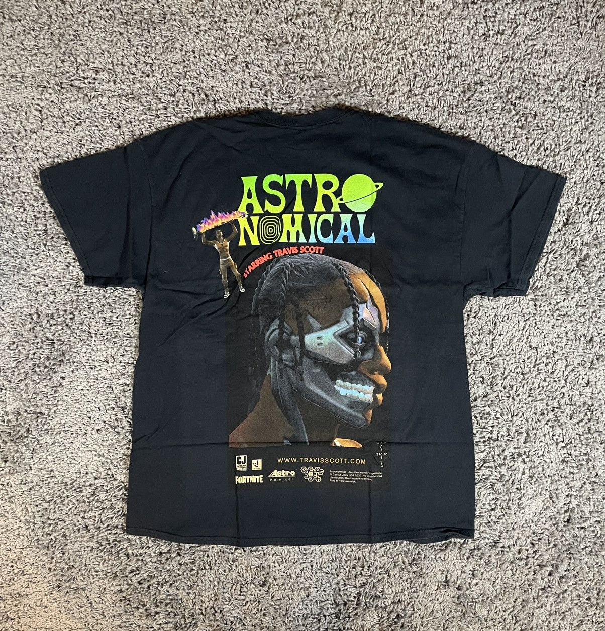 Fortnite Sicko Event Astronomical Tee Black