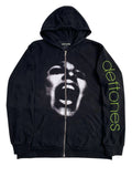 Japanese Brand Y2k 2000 S Deftones Screaming Face Zipper Hoodie