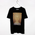 Vintage Rare Hurley Hex Grey Psychedelic Eyes Man Tee Awesom