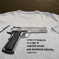 Vintage Y2k Sigmund Freud Quote Promo Tee 2xl Gun Hoodie, Sweatshirt | FlexRushtees.com