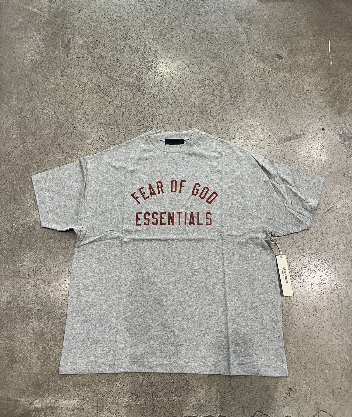Essentials Jersey Crewneck T Shirt Dark Heather Hoodie, Sweatshirt | FlexRushtees.com