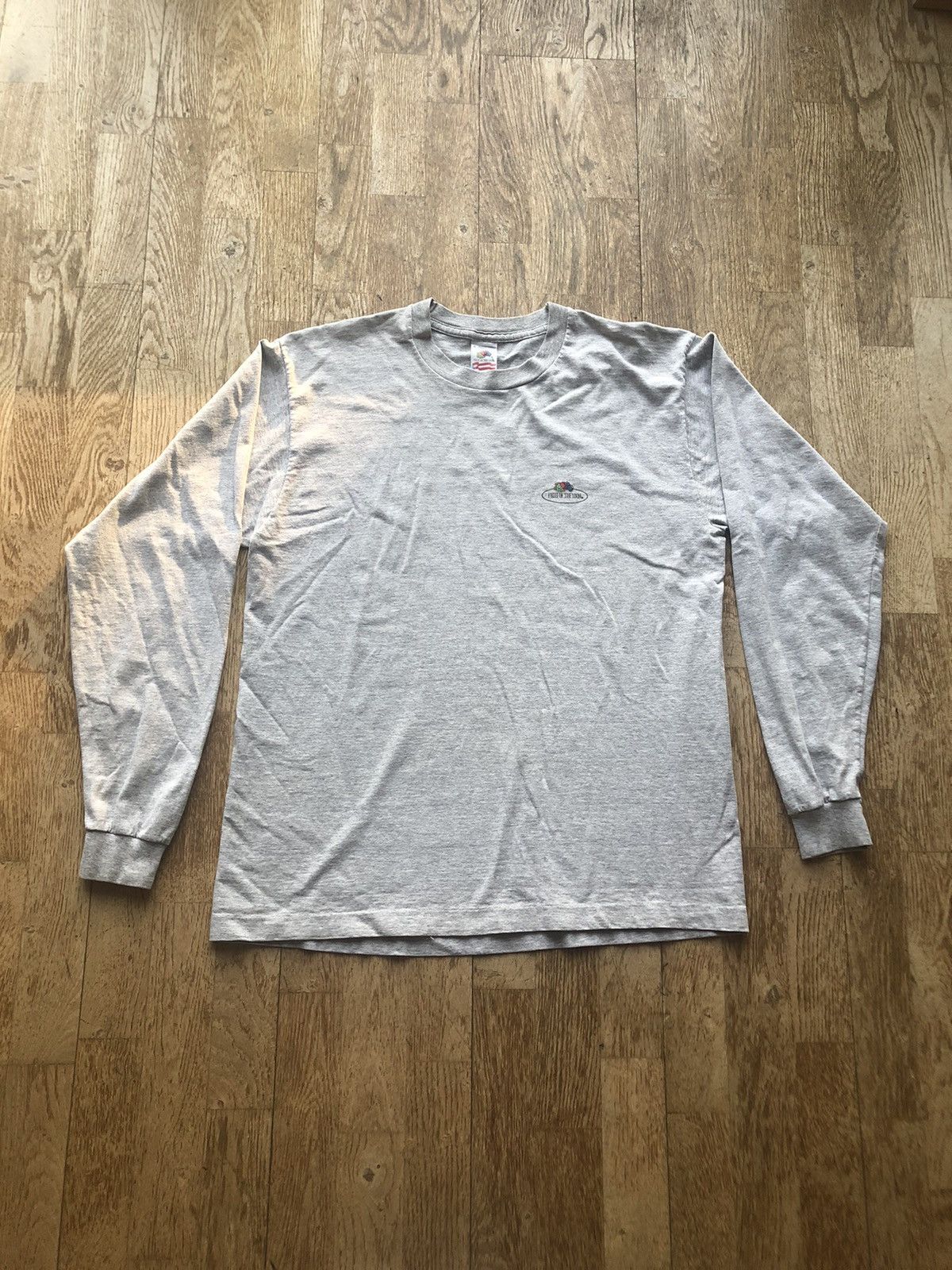 Vintage Fruit Of The Loom Vintage Light Sport Long Sleeve Tee Shirt