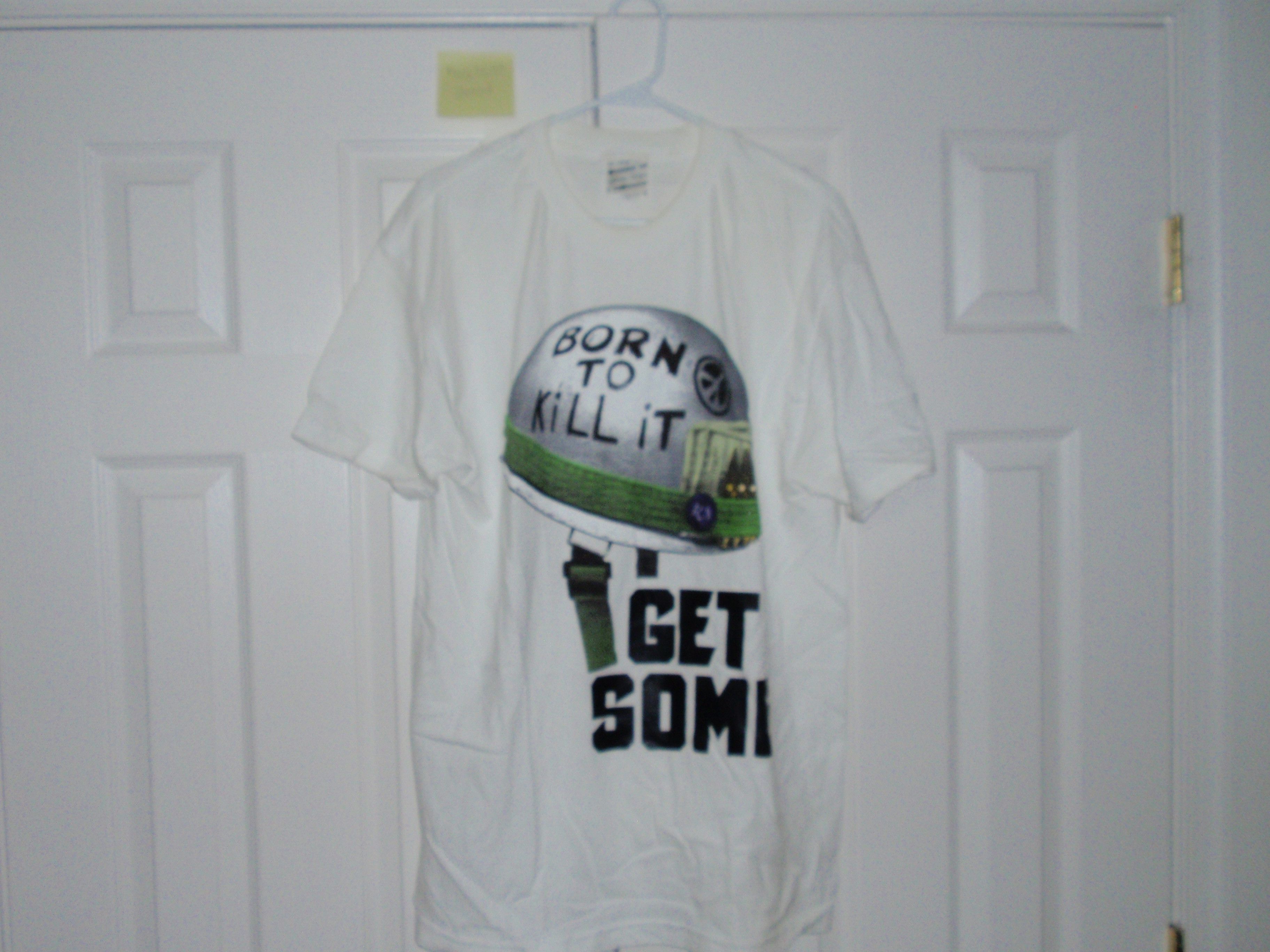 Born To Kill It Vintage Tee Sz L Hoodie, Sweatshirt | FlexRushtees.com