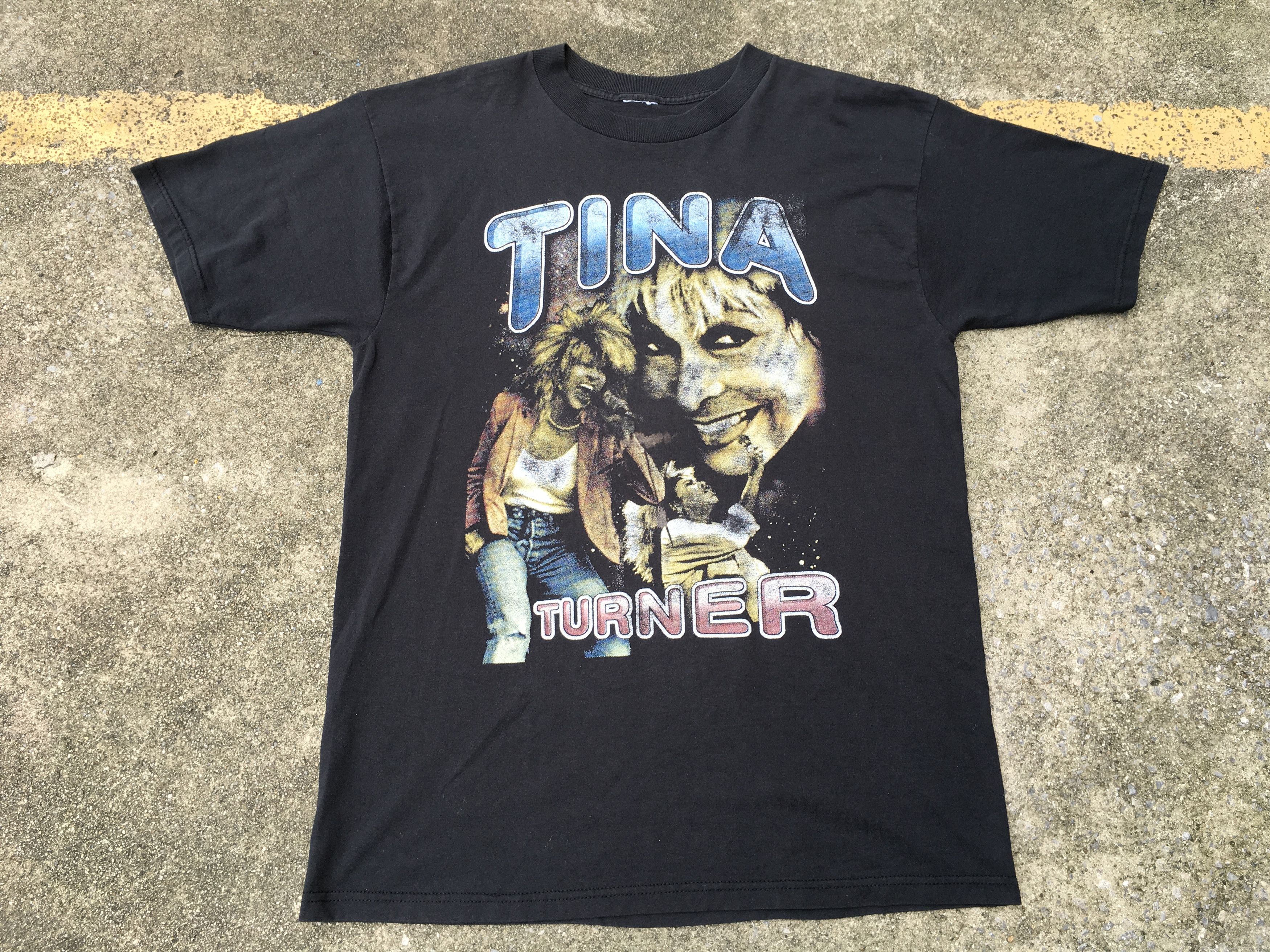 Vintage Vtg Tina Turner Concert Promo Tour T Shirt Deadstock Hoodie, Sweatshirt | FlexRushtees.com