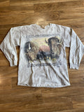 Vintage Y2k The Mountain T Shirt Bison Aztec