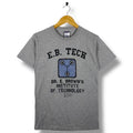 Vintage Back To The Future E B Tech Graphic Tee Shirt