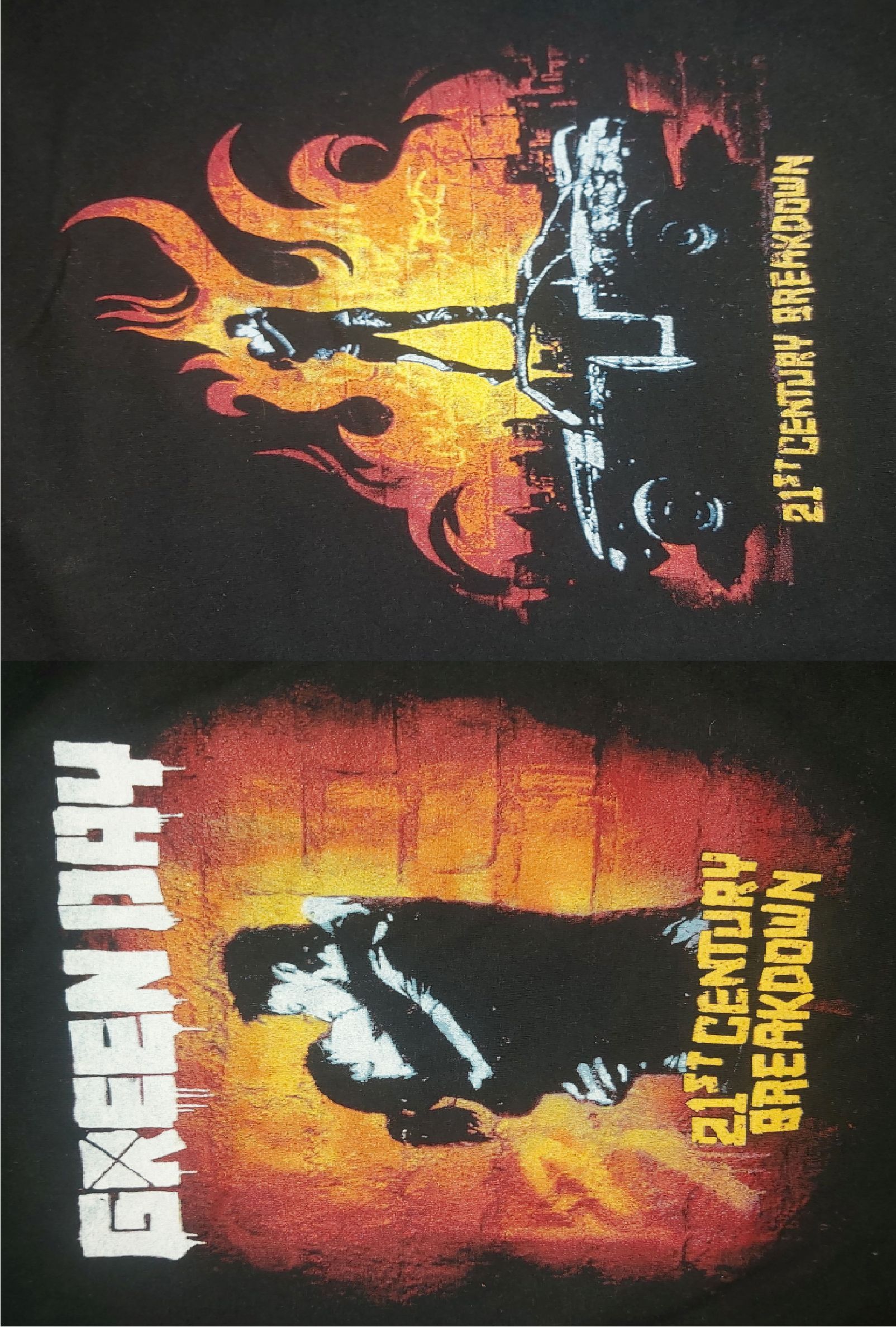 Vintage Vtg 2008 09 Green Day Tshirt 21st Century Breakdown Xl Hoodie, Sweatshirt | FlexRushtees.com