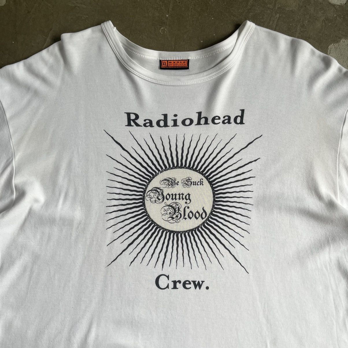 Band Tees Repostafter7days 2003 Radiohead Hail To The Thief Album Hoodie, Sweatshirt | FlexRushtees.com