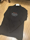 Vetements Warning Mockneck Longsleeve T-Shirts, Hoodie, Sweatshirt | FlexRushtees.com