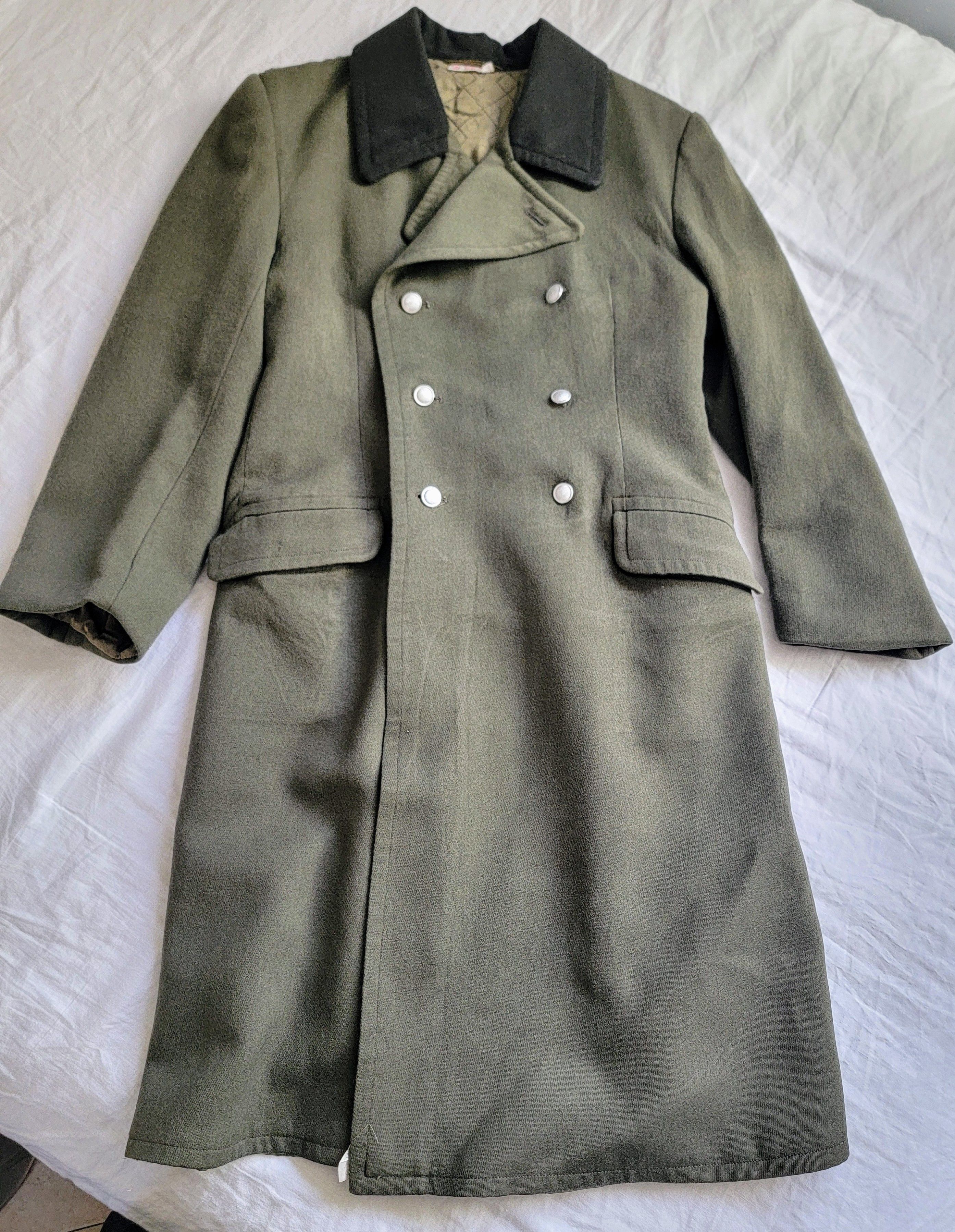 Other Vintage Men S German Overcoat Military