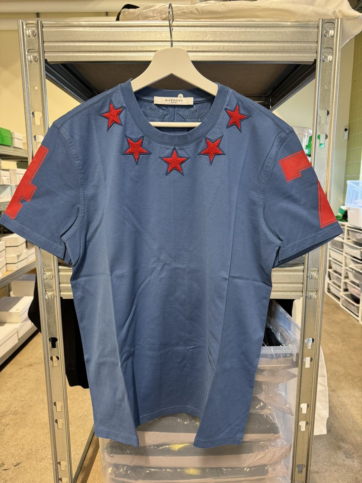 Givenchy Star Embroidery T Shirt New Rare Hoodie, Sweatshirt | FlexRushtees.com