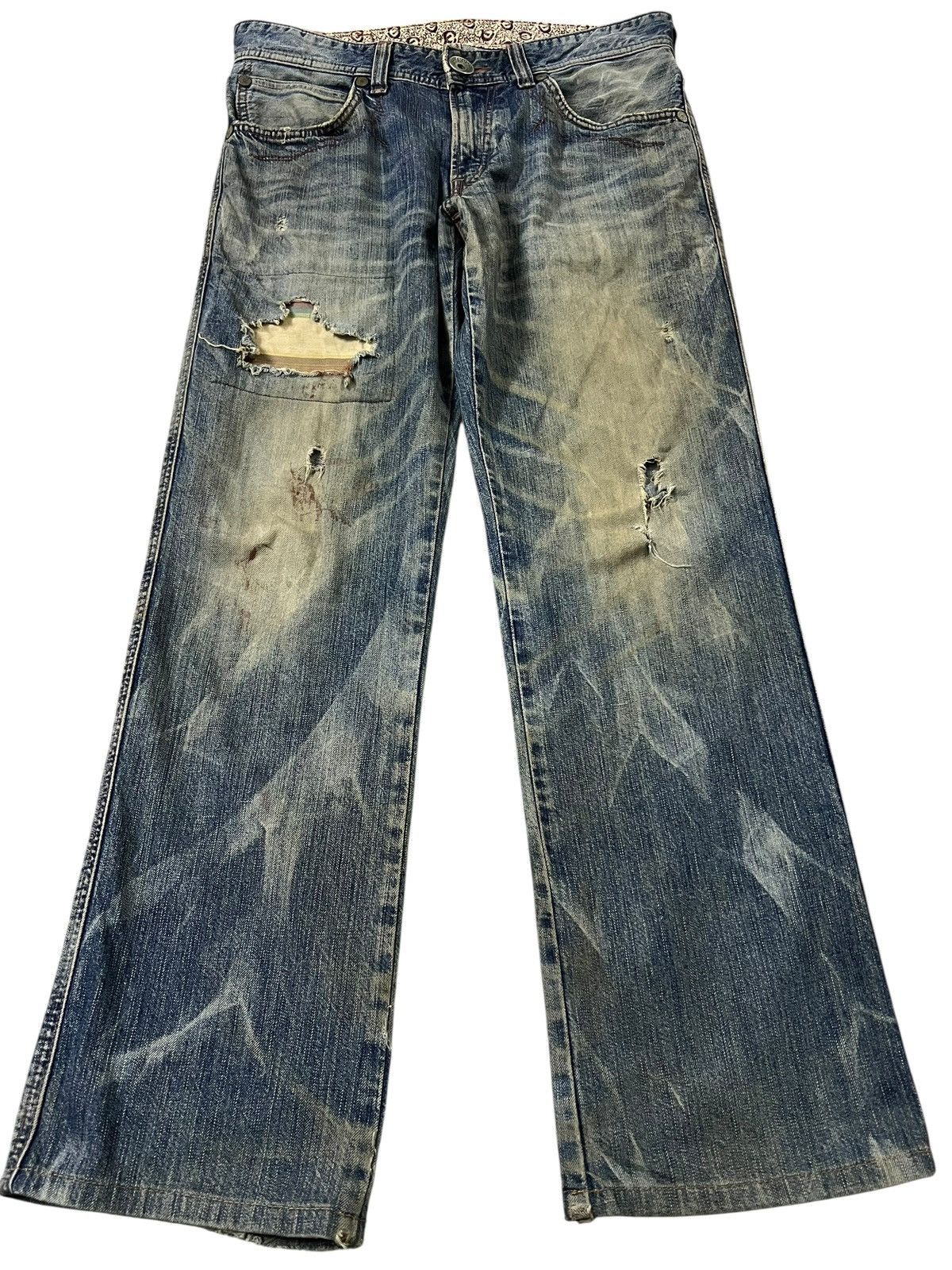 If Six Was Nine Flare Edwin 503 Blue Trip Eagle Model Distress Jean