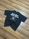 Vintage 1991 Raiders T Shirt Real Men Wear Black Hoodie, Sweatshirt | FlexRushtees.com