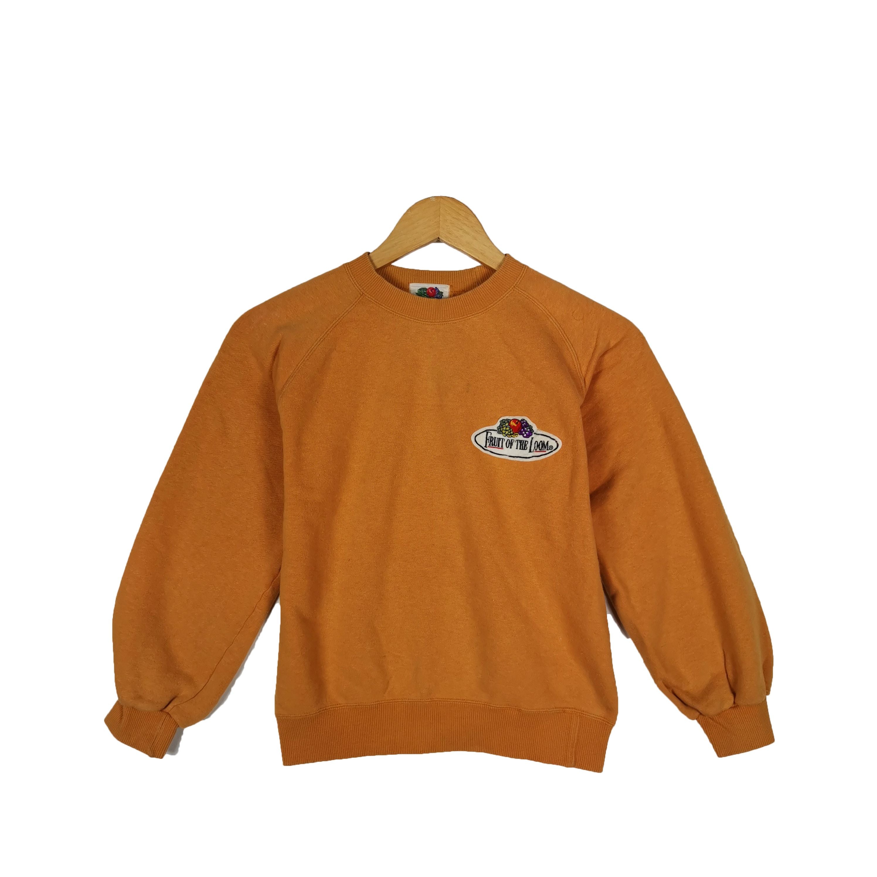 Vintage Fruit Of The Loom Patch Sweatshirt Jumper Sweater