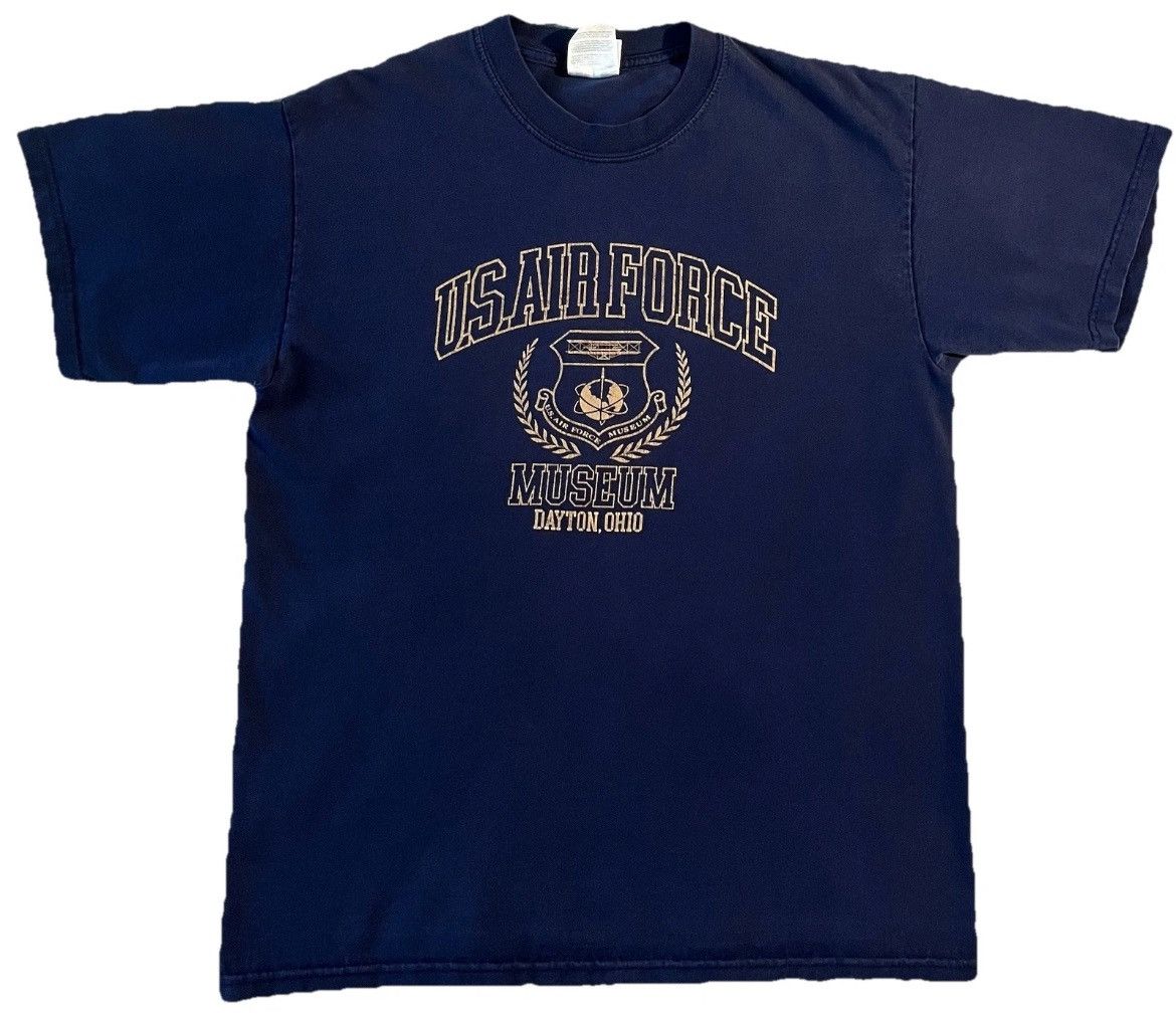 Vintage 90s 2000s Us Air Force Museum T Shirt Navy Large Hoodie, Sweatshirt | FlexRushtees.com