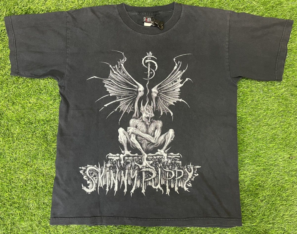 Giant X Vintage Vintage Skinny Puppy 1992 Last Rights Tour Band Tees