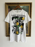 Vintage 2000s The Smiths White Tee Stone Roses Hoodie, Sweatshirt | FlexRushtees.com