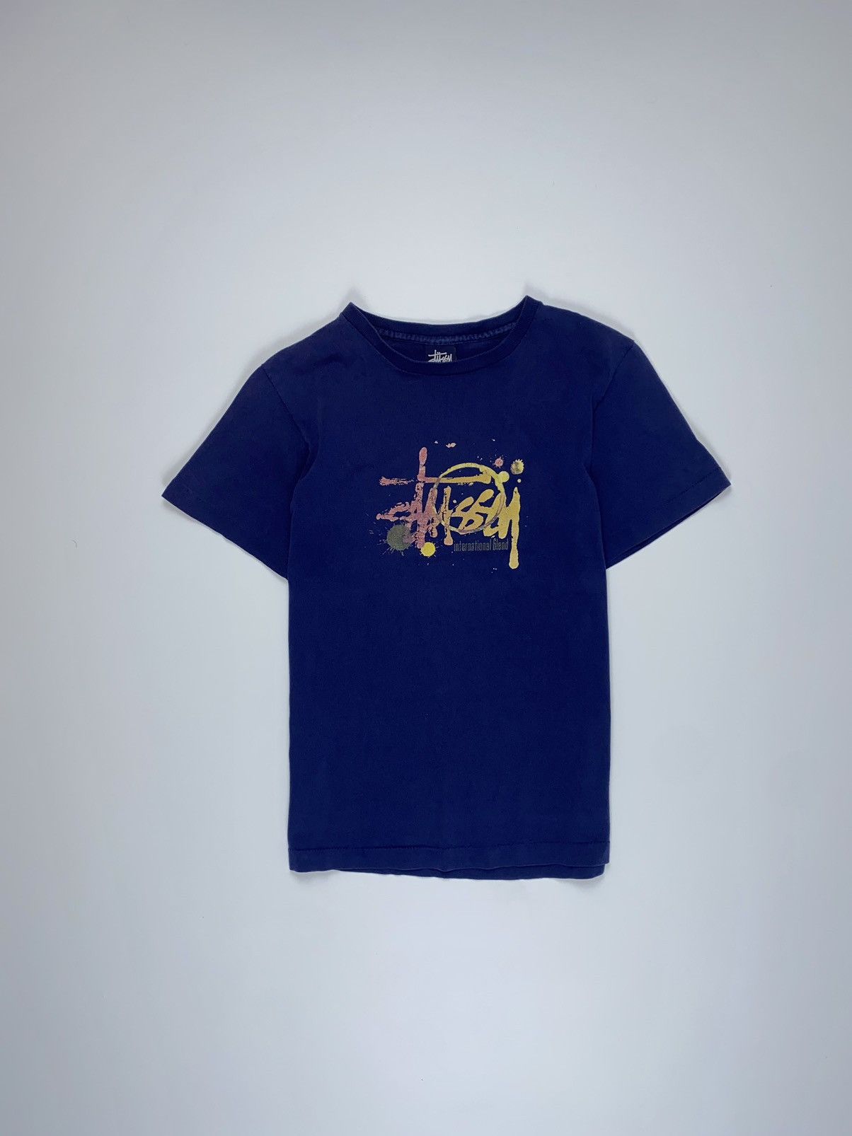 Stussy Vintage Surf Skateboard T Shirt Tee Mans S Blue Hoodie, Sweatshirt | FlexRushtees.com