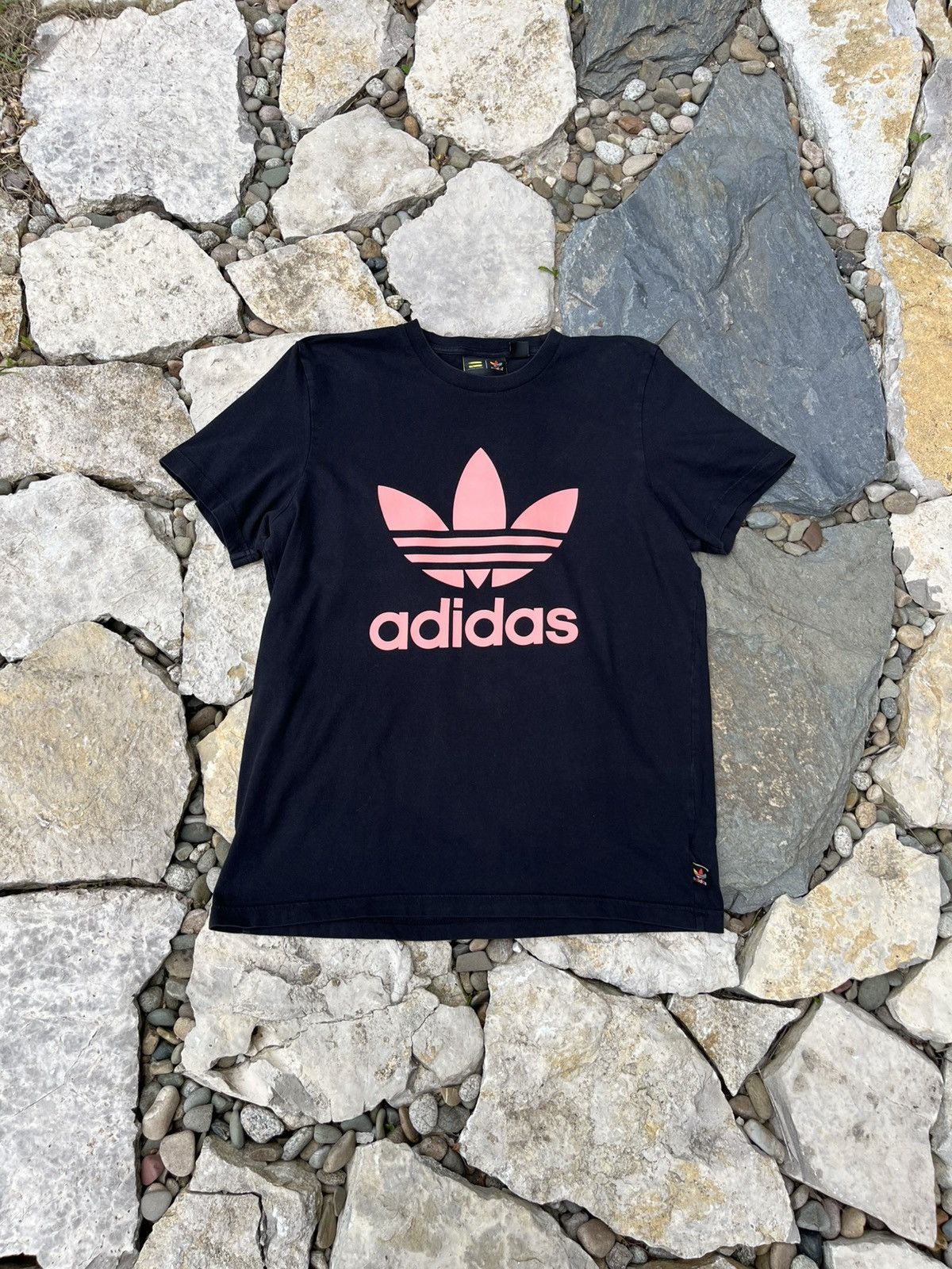 Adidas X Pharrell Williams Big Logo Tee Human Made Hiking