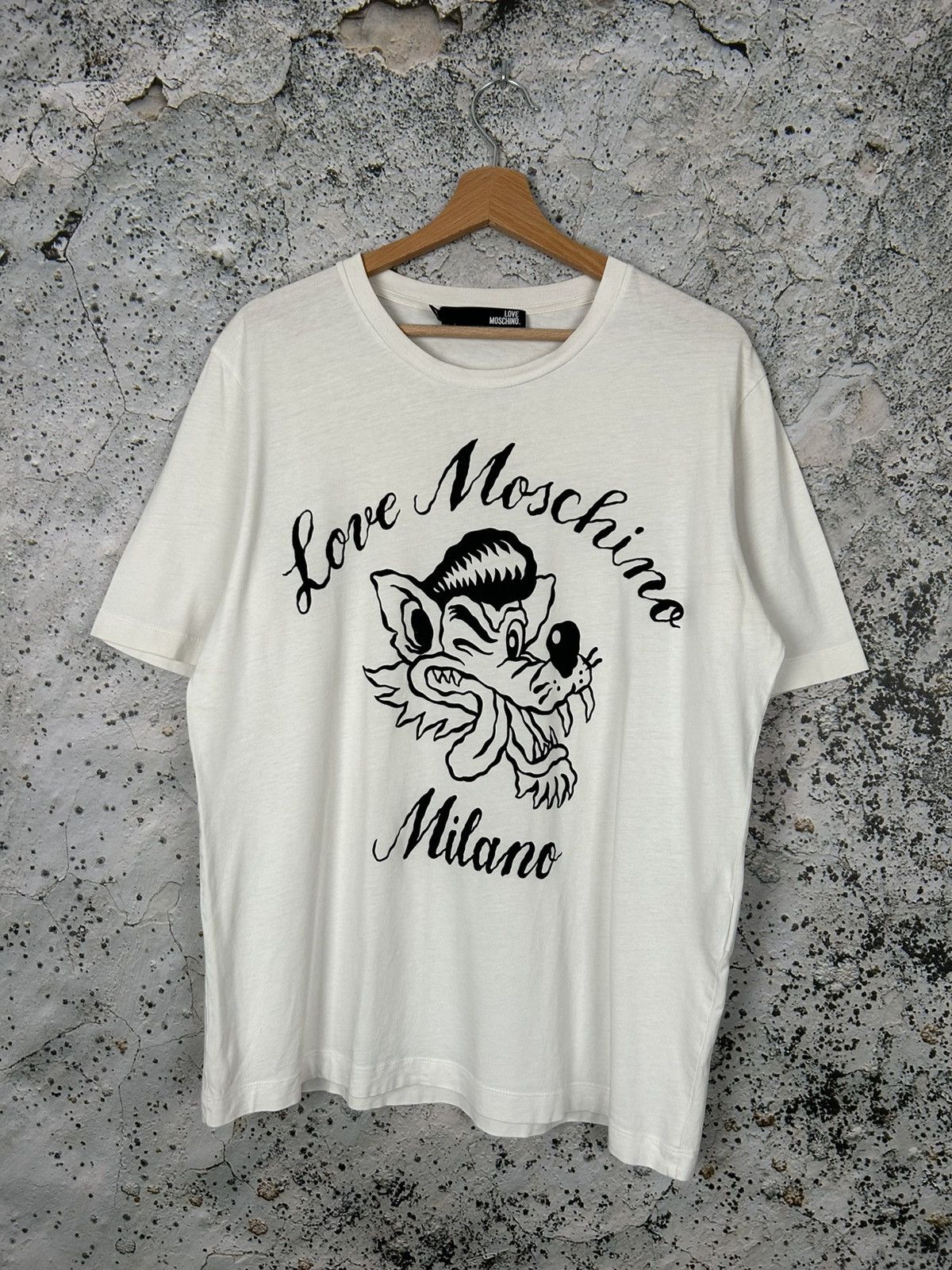 Designer Love Moschino Milano Graphic Tee Designer Avantgarde Hype Hoodie, Sweatshirt | FlexRushtees.com