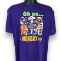 Vintage Jerzees Oh No It S Monday Comedy Funny Gag Tshirt