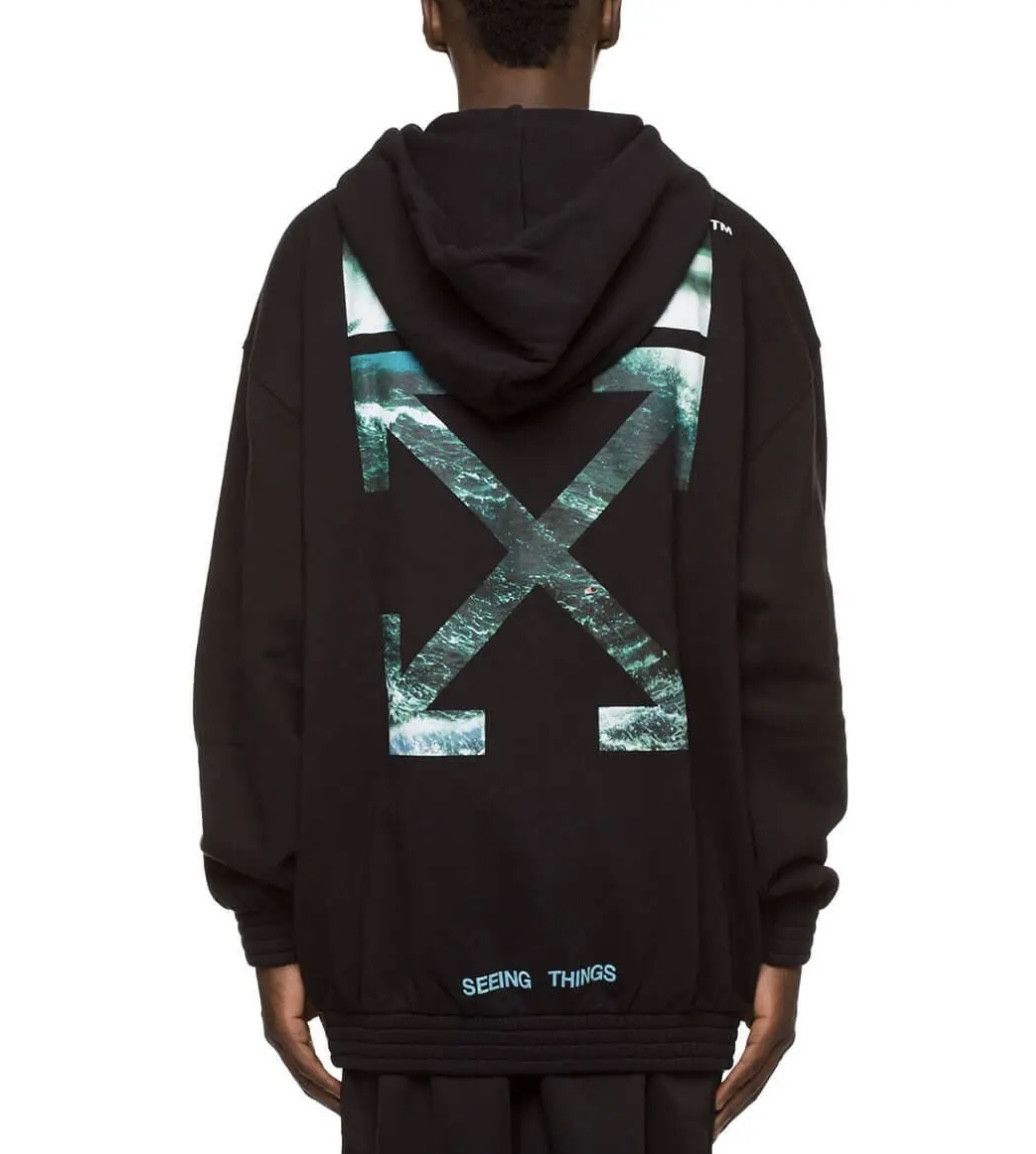 Off White Screaming Girl Hoodie Rare Virgil Abloh