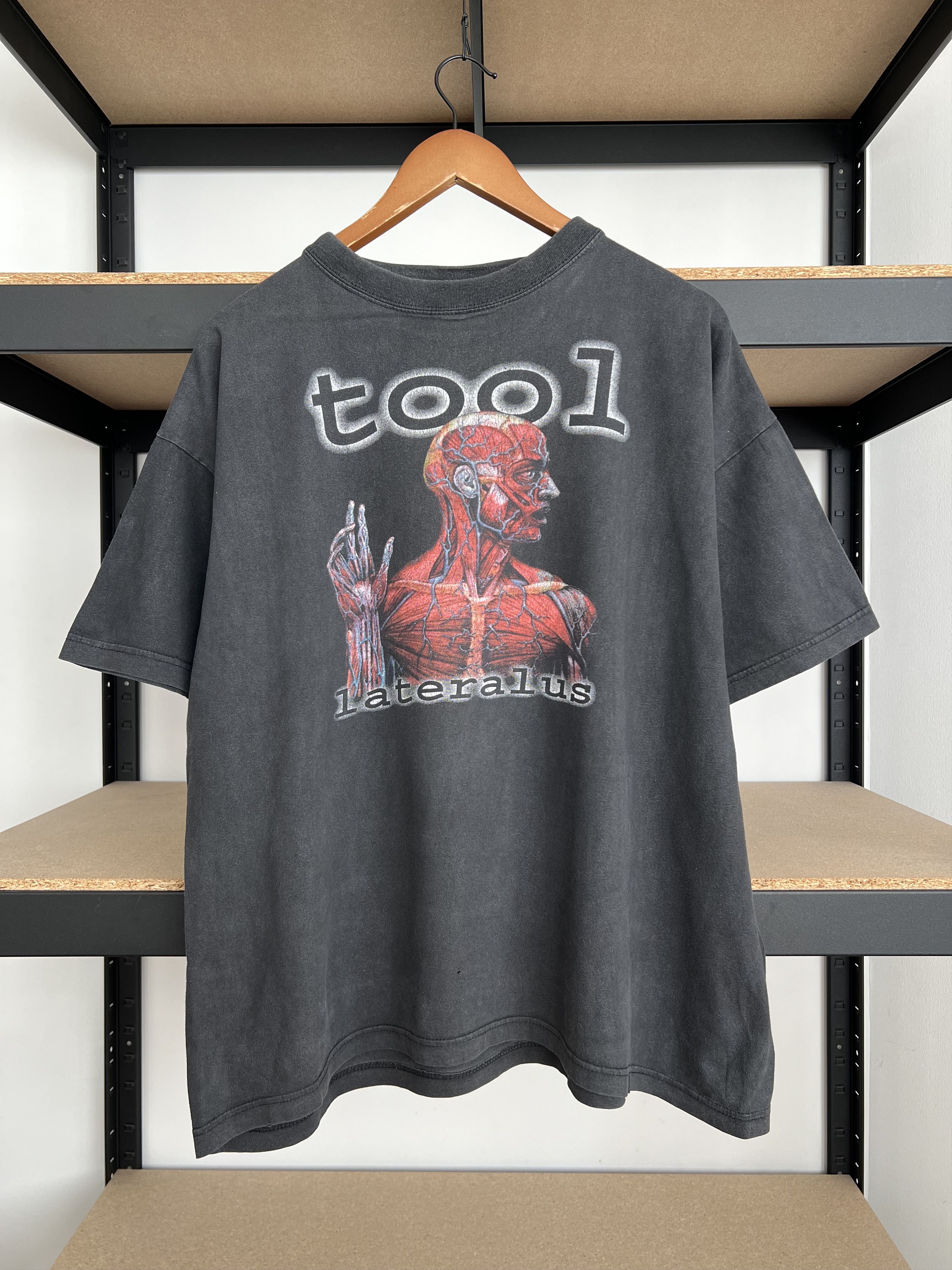 Band Tees Vintage 2001 Tool Lateralus Human Anatomy Black T Shirt Hoodie, Sweatshirt | FlexRushtees.com