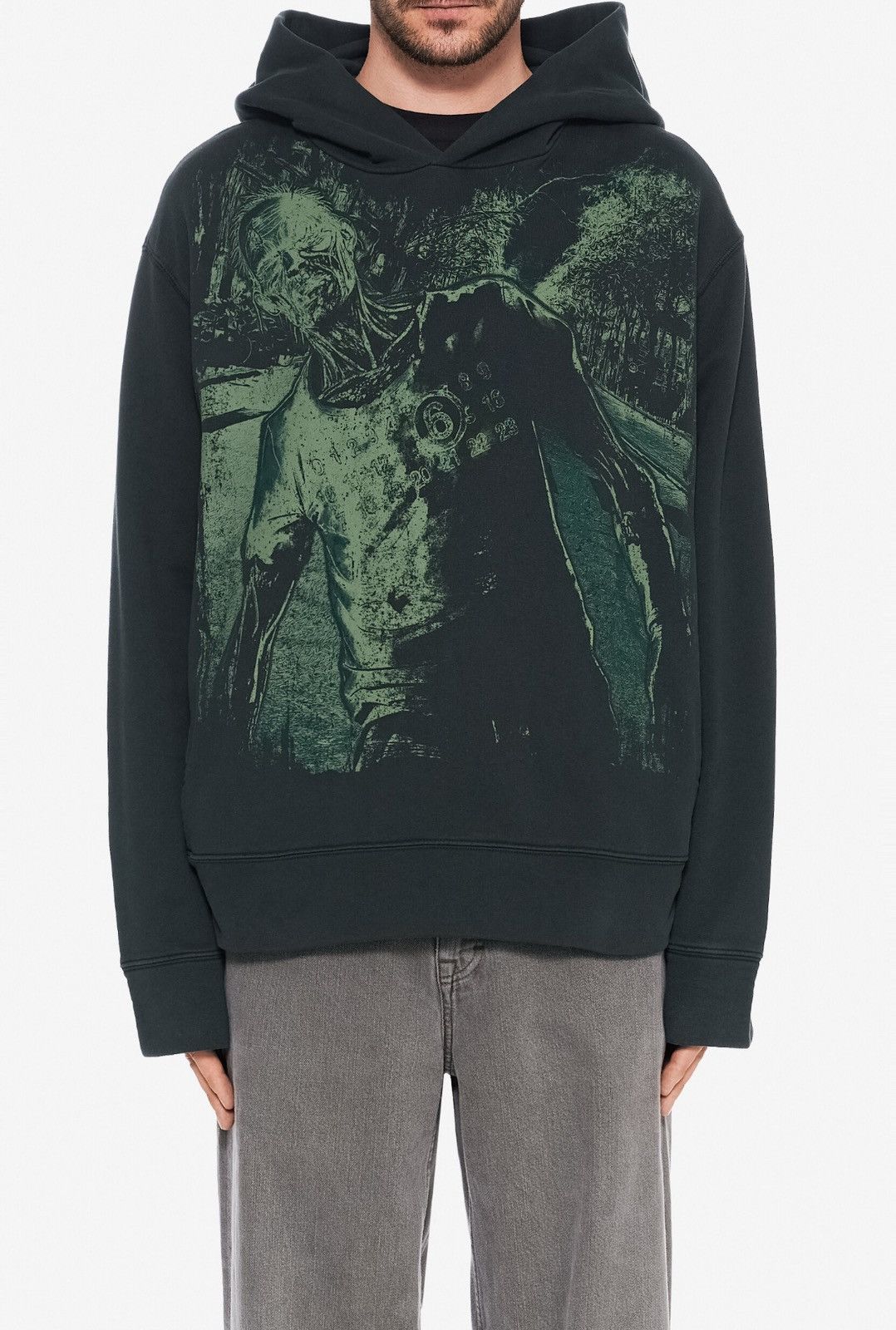 Maison Margiela Last Size Maison Margiela Mm6 Graphic Printed Hoodie T-Shirts, Sweatshirt | FlexRushtees.com
