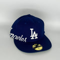 New Era Size 7 Blue Los Angeles Dodgers Angeles Side Patch New Era