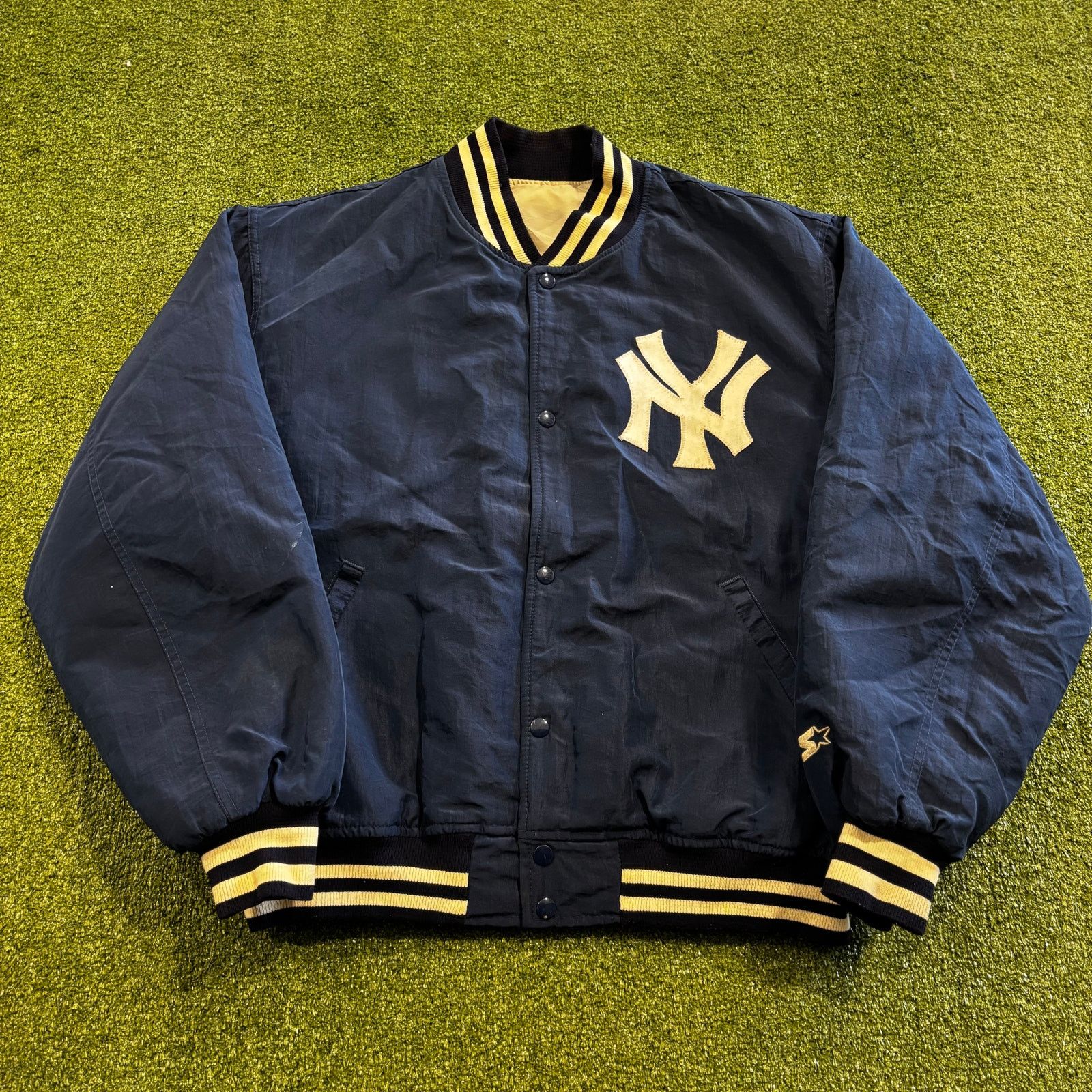 Starter Vintage 80s 90s New York Yankees Starter Windbreaker Puffer