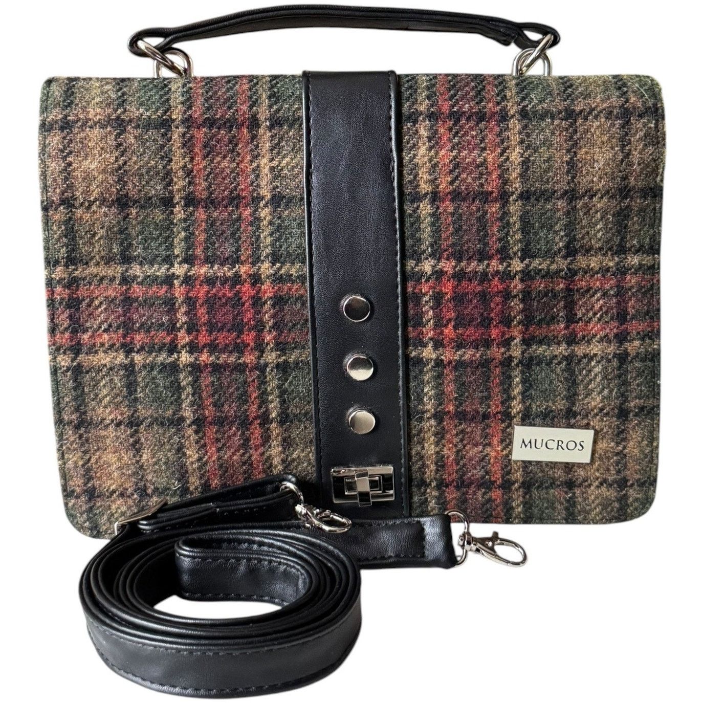 Other Mucross Weavers Irish Tweed Wool Fiona Top Handle Crossbody