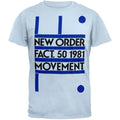 Designer New Order Band Tee Fact 50 1981 Movement Album T Shirt Xl Hoodie, Sweatshirt | FlexRushtees.com