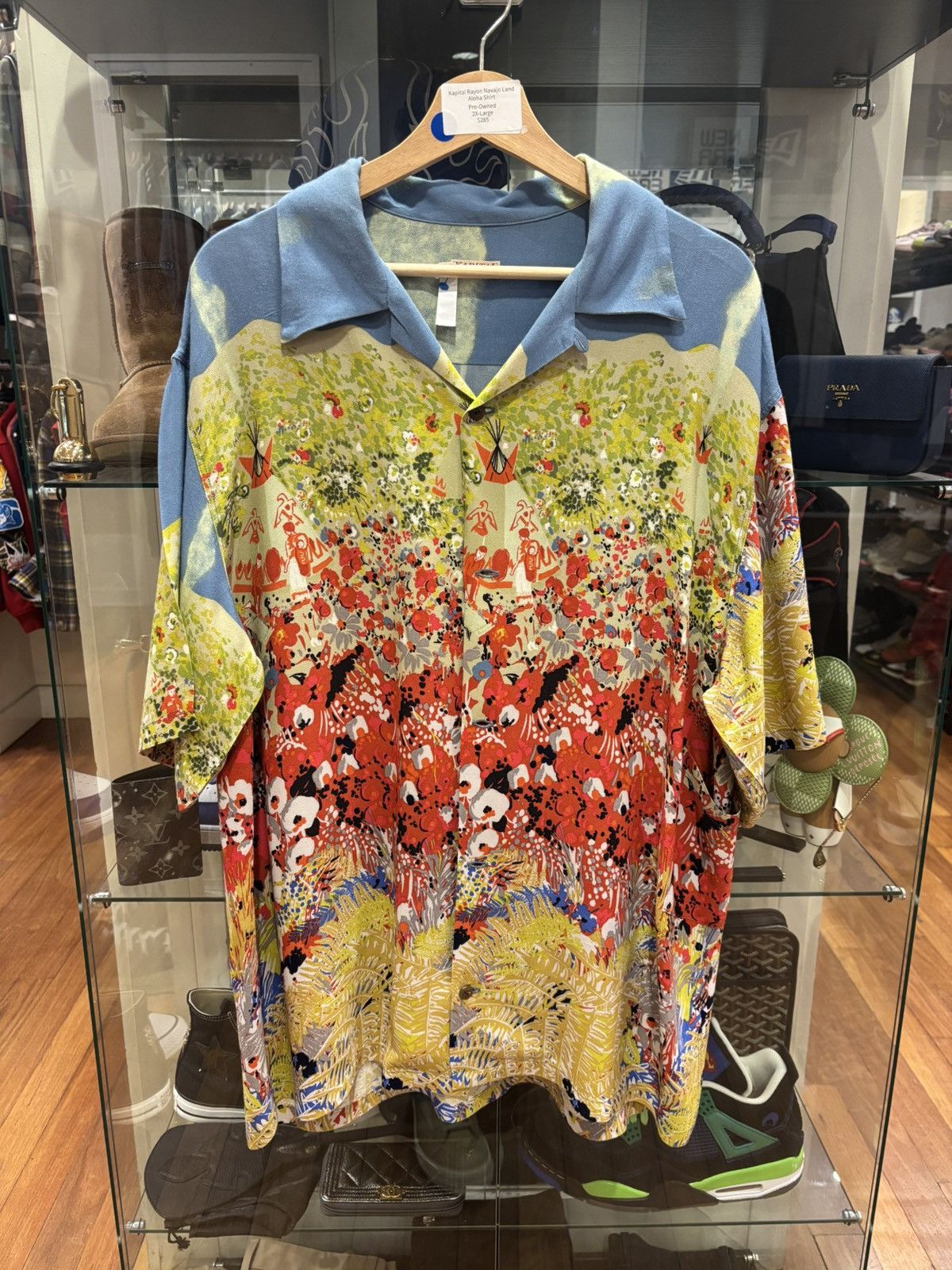 Kapital Rayon Navajo Land Aloha Shirt